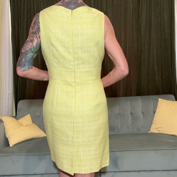 Tahari Tweed Sheath Midi Dress - Picture 7 of 8